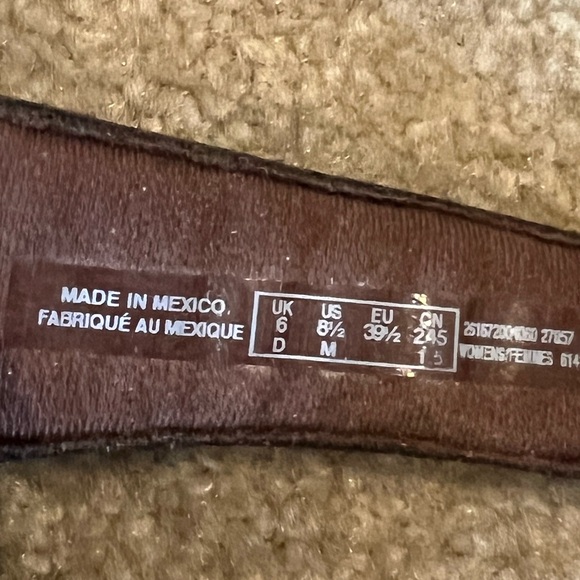 Clark Women's Laurie Ann Bella Leather Slide Sandal SZ‎ 8.5 - Picture 5 of 5